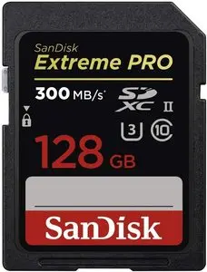 Sandisk 128GB Extreme Pro 300MB/s (U3) SDXC