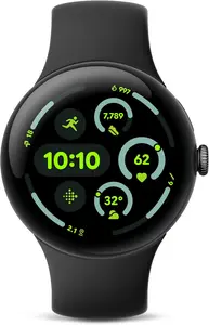 Google Pixel Watch 3 45mm M.Black/Obsidian Band